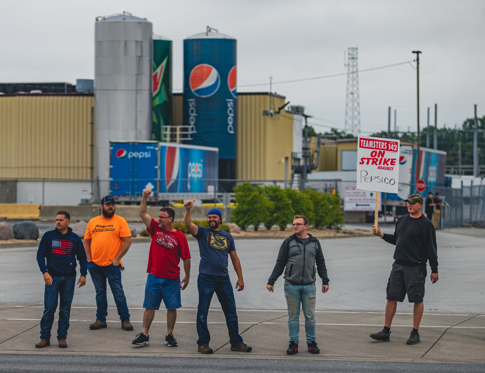 Pepsi drivers striking over potential five-fold increase in health care premiums